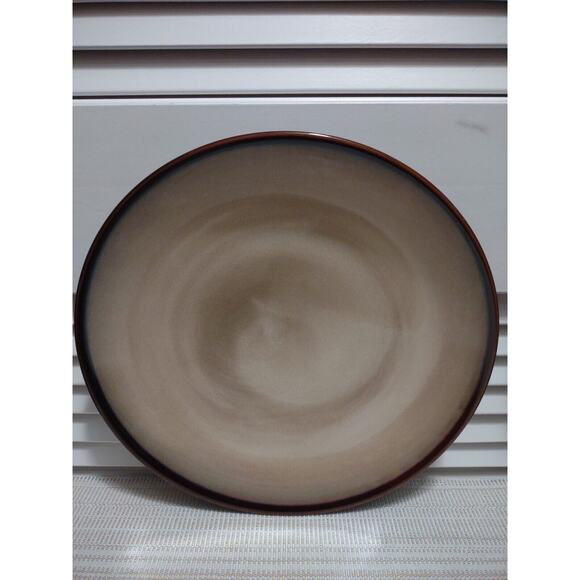 Sango Nova Brown 4933 11 3/4" Stoneware Chop Plate Serving Platter only - Picture 1 of 8